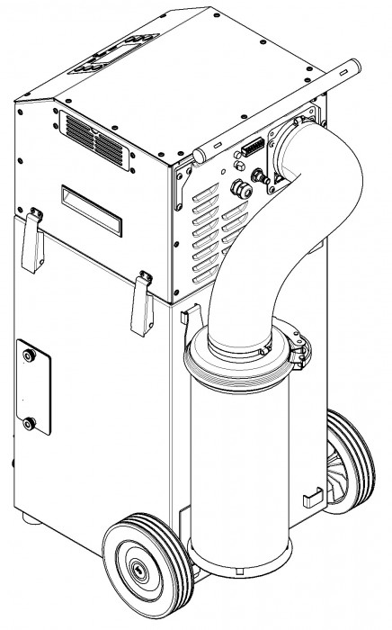 Nederman HEPA Filter Complete With Hose For Fume Eliminator GoMax