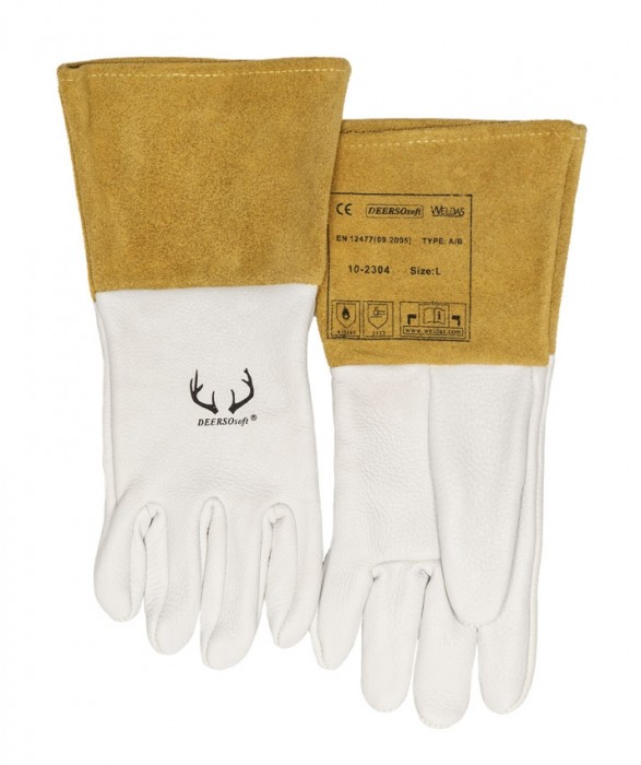 Weldas DEERSOsoft®, SOFTouch™ grain soft deerskin welding glove