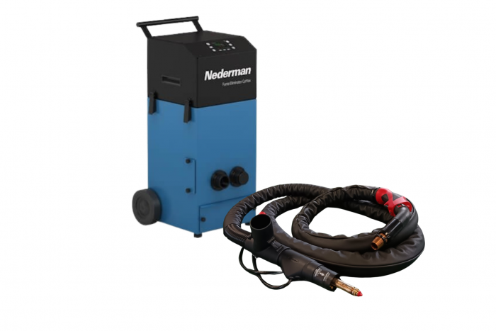 Nederman GoMax 1.1Kw 110V + Fronius MTG 320I Exento 4.5m Fume Torch Package 