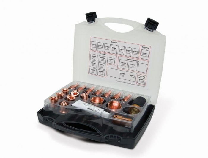 Hypertherm Powermax105 Consumable Kit open kit 