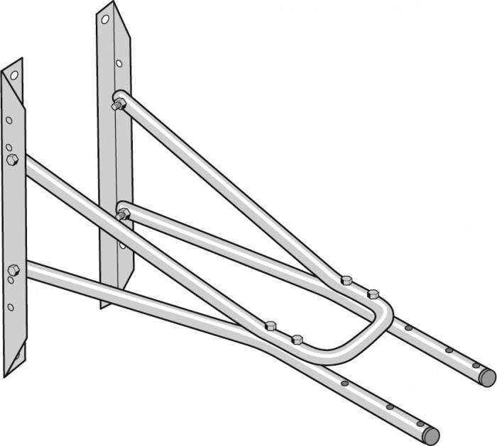 Nederman 1m Extension Wall Bracket for Extraction Arm  Original