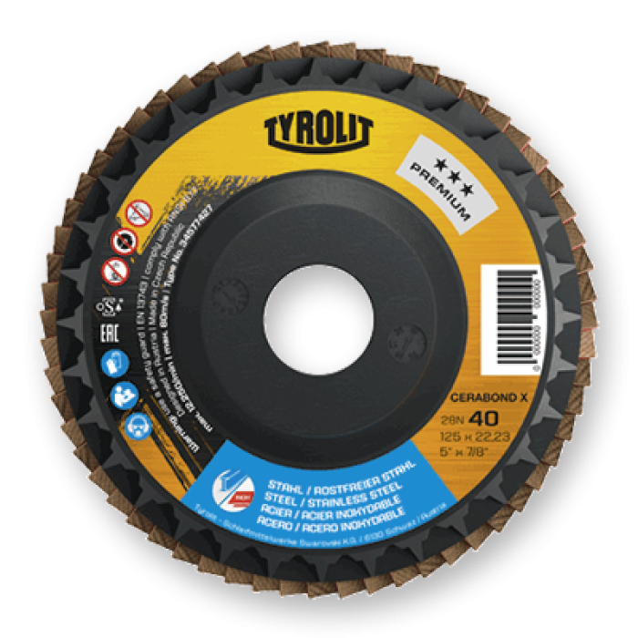 Tyrolit CERABOND PREMIUM*** Flap discs 2-1