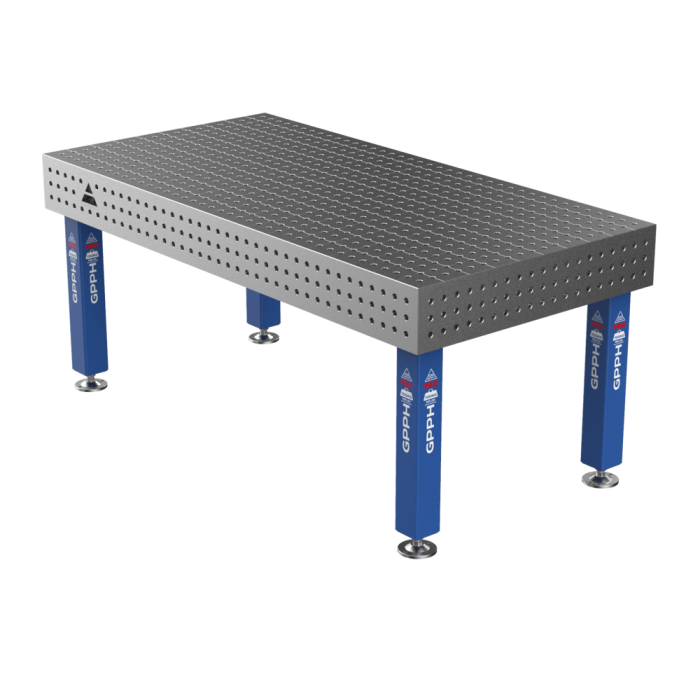 gpph Welding Table PRO on feet 2000x1000 mm Ø16 mm grid 50x50 mm