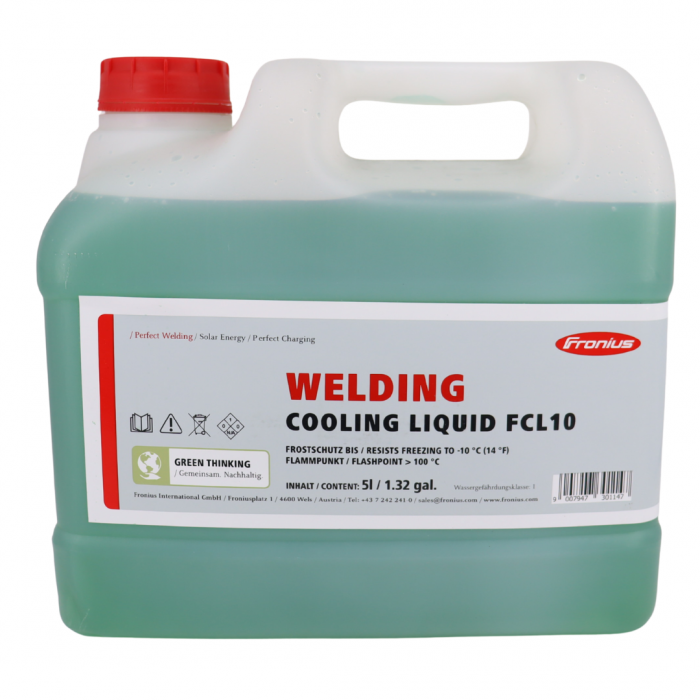 FRONIUS TORCH COOLANT FCL10 5LITRE - GREEN