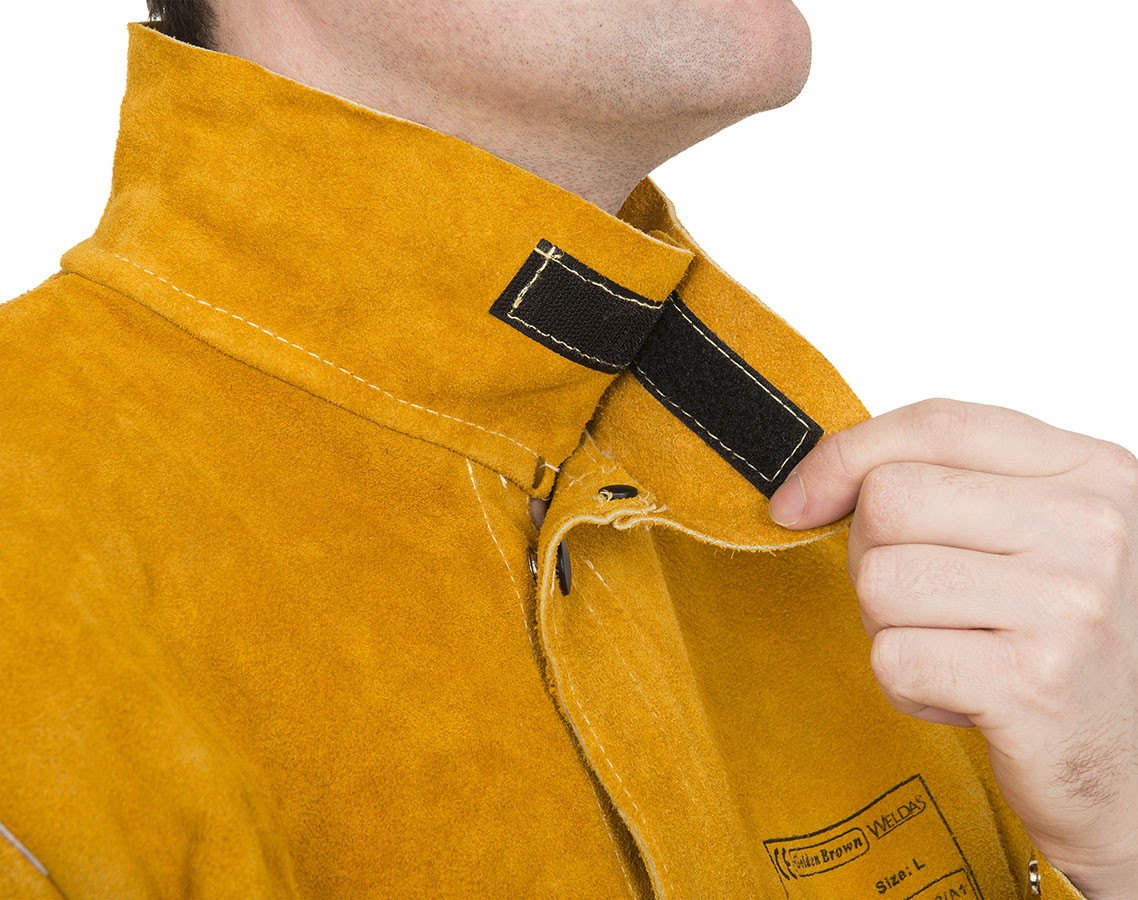 ジャケット・アウター COTTON WREATH SUEDE WELDING JACKET Weldas Golden Brown™ split cowleather welding jacket - MigAnglia