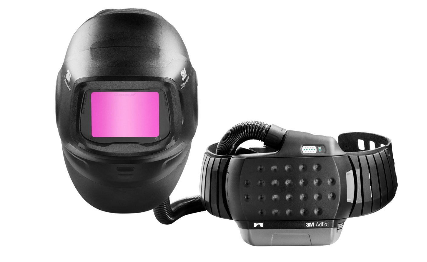 3M TM SpeedglasTM G5-01 Heavy-duty Welding Helmet Bundle With Filter G5-01vc Variable Colour High Altitude Respirator Battery Bag 617830