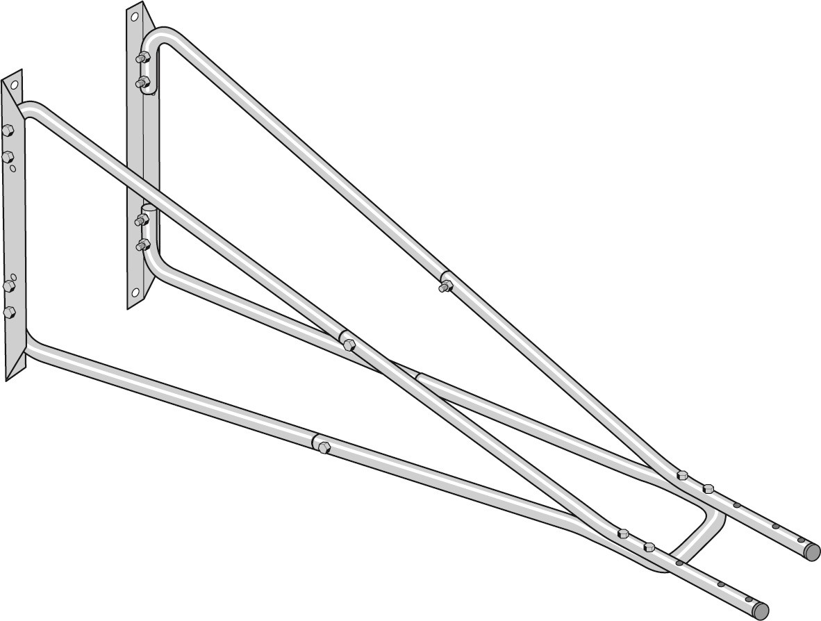 Nederman 2m Extension Wall Bracket for Extraction Arm MigAnglia