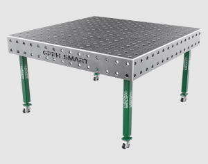 GPPH Welding Table GPPH SMART 12 mm on wheels 1500x1480 mm grid 100x100 mm