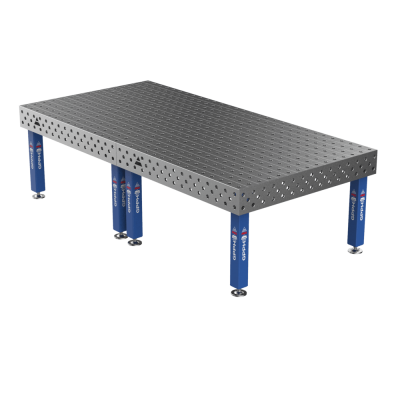 Welding Table PRO on feet 3000x1480 mm Ø28 mm grid 100x100 mm