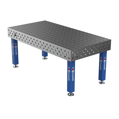 GPPH Welding Table PRO on feet 2000x1000 mm Ø28 mm grid 100x100 mm