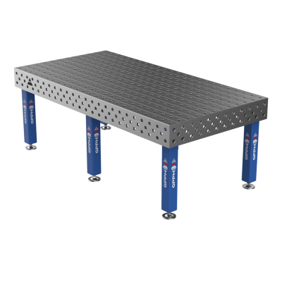 GPPH Welding Table PRO on feet 2400x1200 mm Ø28 mm grid 100x100 mm