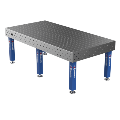 GPPH Welding Table PRO on feet 2400x1200 mm Ø16 mm grid 100x100 mm