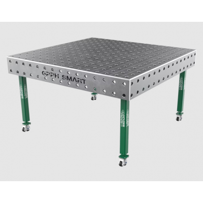 GPPH Welding Table GPPH SMART 12 mm on wheels 1500x1480 mm grid 100x100 mm