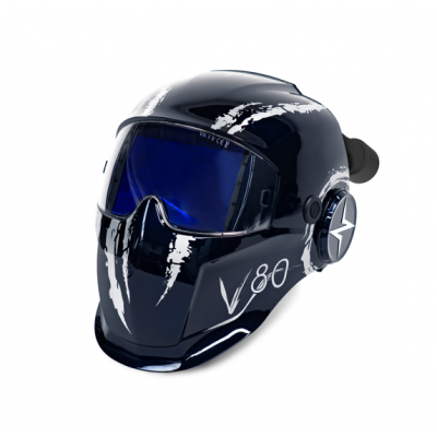 Bohler Evolution V80 Air - glossy blue headshield