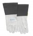 Weldas softouch grain goatskin welding glove with grey flame retardant cuff -L